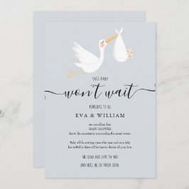 Convites Chá de fraldas, Placa de Cancelamento de Sprinkle