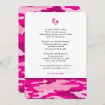 Chá de fraldas poema da menina rosa Camo, obrigado