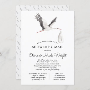 Convites Chá de fraldas por Correio