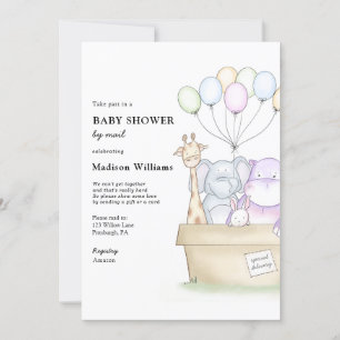 Convites Chá de fraldas por Correio