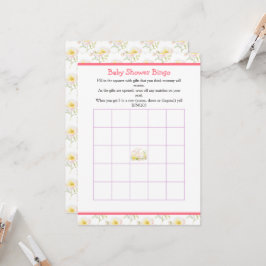 Convites Chá de fraldas primavera