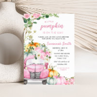 Chá de fraldas Pumpkin Pink Truck