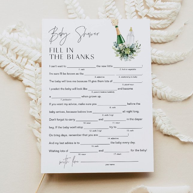 Convites CHÁ DE FRALDAS REMY Libs Preencha no Vazio Jogo 5x (Criador carregado)