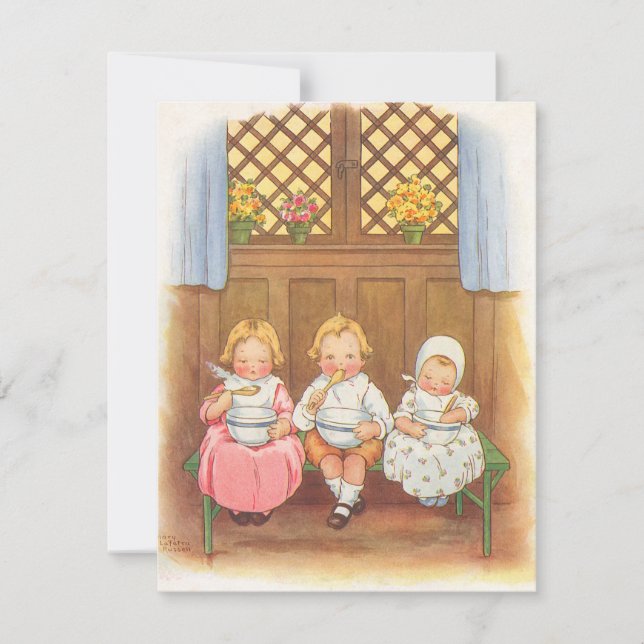 Convites Chá de fraldas Rhyme da Viagem de Madre Goose (Frente)