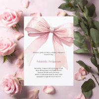 Chá de fraldas rosa arco