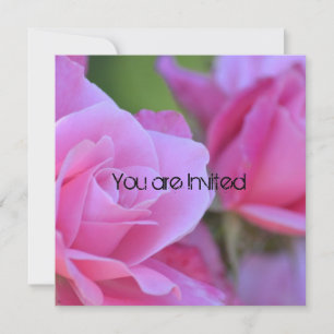 Convites Chá de fraldas rosa rosa rosa