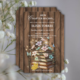 Convites Chá de fraldas Rustic Magybooks