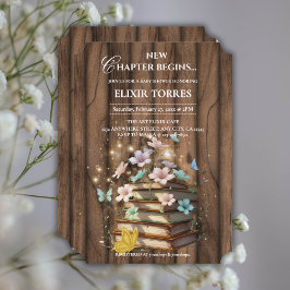 Convites Chá de fraldas Rustic Magybooks