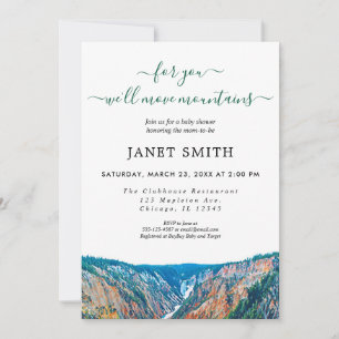 Convites Chá de fraldas Rústico de Gênero Neutro