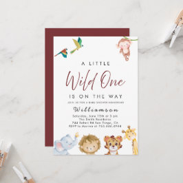 Convites Chá de fraldas Safari Selgle