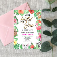 Chá de fraldas Selvagem Tropical Safari Zoo Selvag