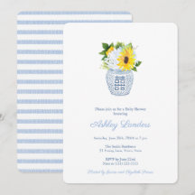 Chá de fraldas Smart Ginger Jar Sunflower