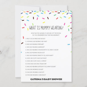 Convites Chá de fraldas Sprinkle - Nome editável, 5x7