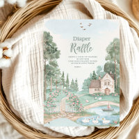 Chá de fraldas Swan Princess