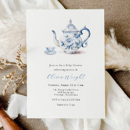 Convites Chá de fraldas Tea Party