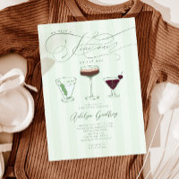 Chá de fraldas Tini One Martini