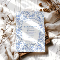 Chá de fraldas Toile De Jouy Woodland