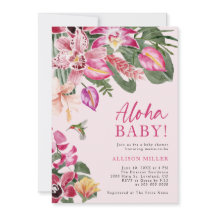 Chá de fraldas tropical