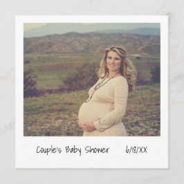 Convites Chá de fraldas Único de Casais de Fotografia Insta