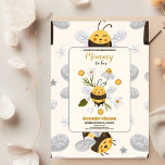 Convites Chá de fraldas Vintage Bee<br><div class="desc">Anunciando nossa encantadora "Mamãe Rústica Para Ser um Chá de fraldas Neutro de Gênero" - a maneira perfeita de celebrar a chegada da sua pequena em um estilo encantador e rústico, enquanto mantém o gênero uma doce surpresa! Com um toque de charme rústico, este convite dá o tom para uma...</div>