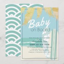 Chá de fraldas Virtual Baby on Conselho Beach Surf