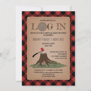 Convites Chá de fraldas Virtual Por Login De Correio No Lum