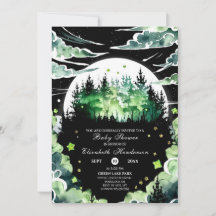 Chá de fraldas Whimsical Woodland