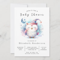 Chá de fraldas Wild Printable Owl