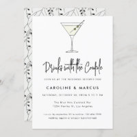 Chá de Ilustração de Cocktail Martini