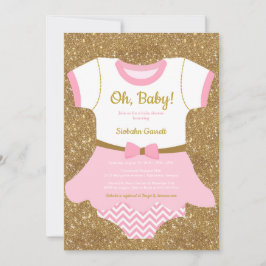 Convites Chá de menina, pijamas, rebelde