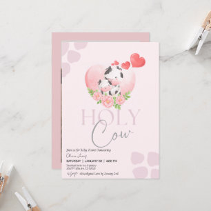 Convites Chá de menina rosa-rosa-branca-branca-santa-plana