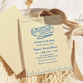 Convites Chá de Noiva Amarelo Butter Together