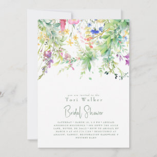 Convites Chá de Noiva Cascata Boho Flor Silvestre