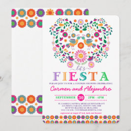 Convites Chá de Noiva Co-Ed Fiesta Mexicana