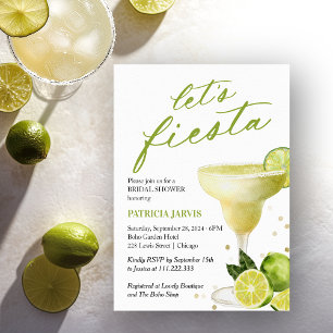 Convites Chá de Noiva com Coquetel Margarita Let's Fiesta