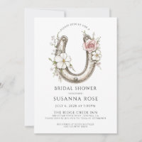 Chá de Noiva com Trevo de Cavalos em Aquarela Flor