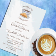 Chá de Noiva de Café e Croissants