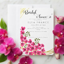 Chá de Noiva Floral Aquarela Moderna