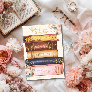 Convites Chá de Noiva Floral do Livro de Histórias O Próxim