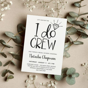 Convites Chá de Noiva I Do Crew