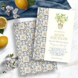 Convites Chá de Noiva Italian Main Squeeze
