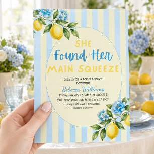 Convites Chá de Noiva Lemon Main Squeeze