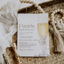 Chá de Noiva Luxo Pérolas e Prosecco