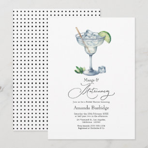 Convites Chá de Noiva Margarita Classy Margs & Matrimony