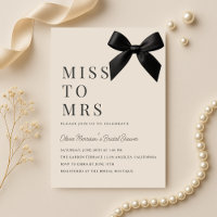Chá de Noiva Miss to Mrs Bow