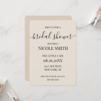 Convites Chá de Noiva Personalizado