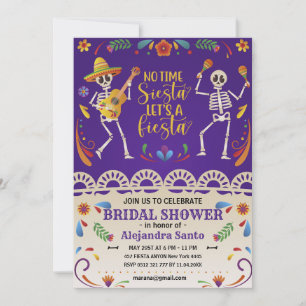 Convites Chá de Noiva Personalizado Fiesta Mexicana Cinco d