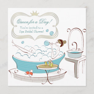 Convites Chá de Noiva Spa Princesa Noiva
