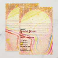 Chá de Noiva Temático Amarelo Retro Vintage Anos 8