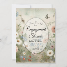 Convites Chá de Noivado Boho Blooms e Vintage Blossoms